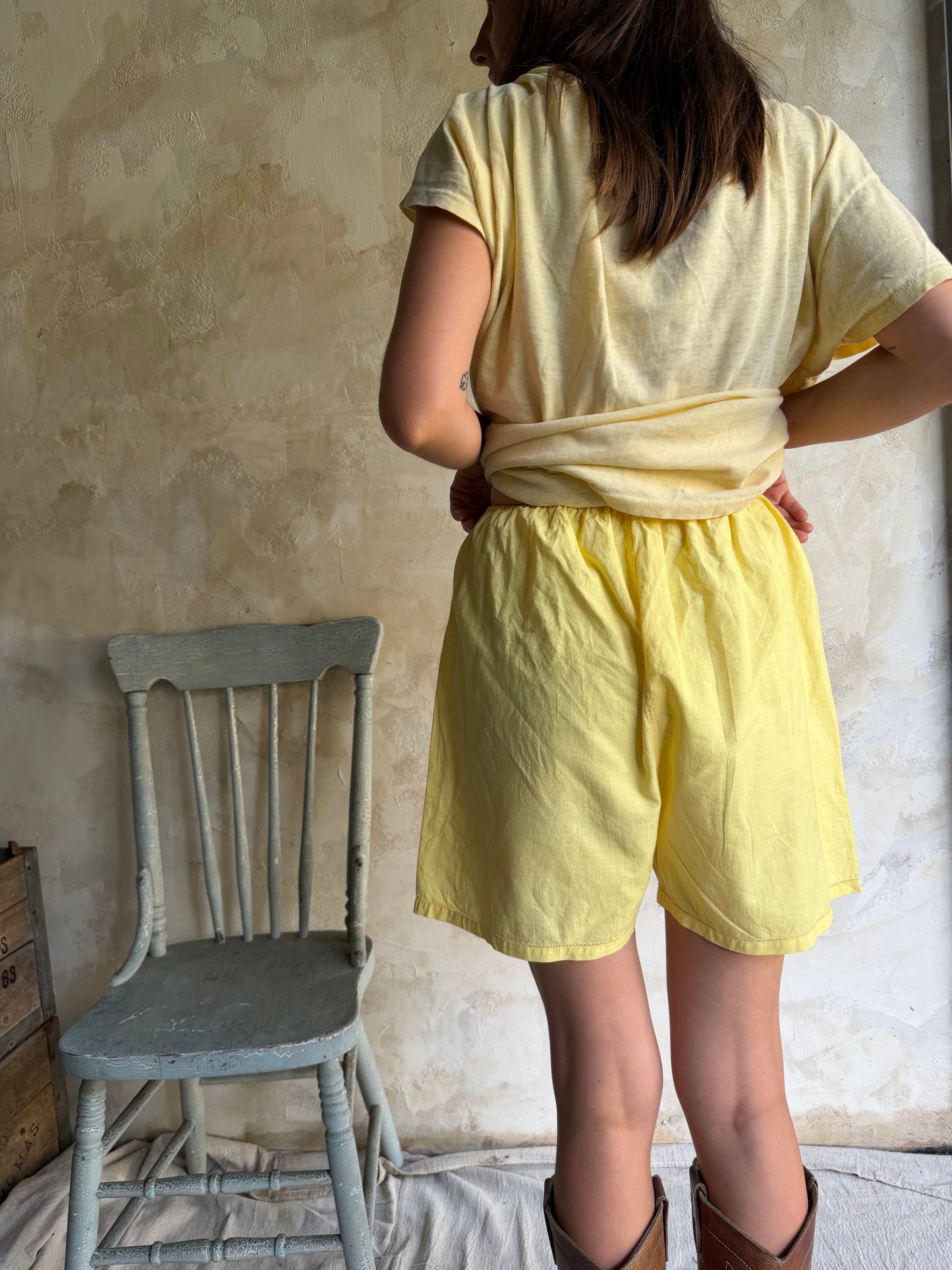 Marigold Yellow Antique Italian Bloomers