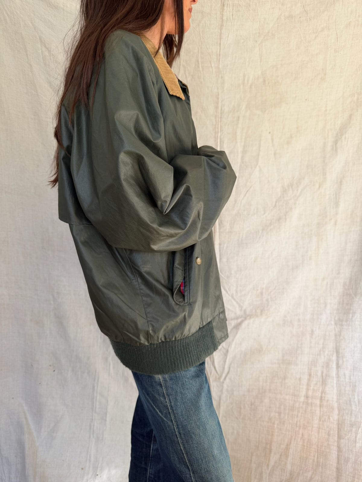 Green Woolrich Light Bomber Jacket