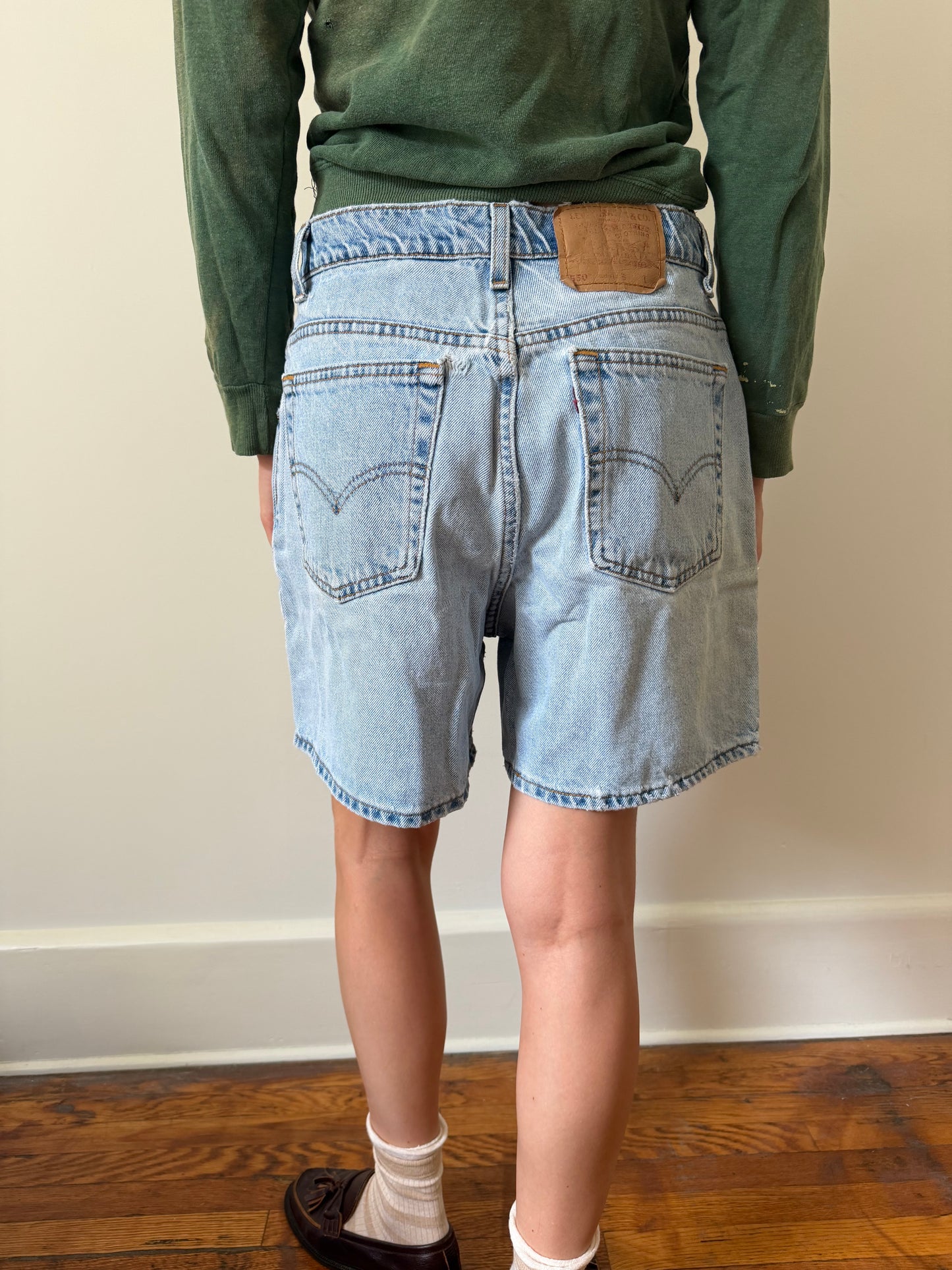 Levi’s Lightwash 550 Denim Shorts
