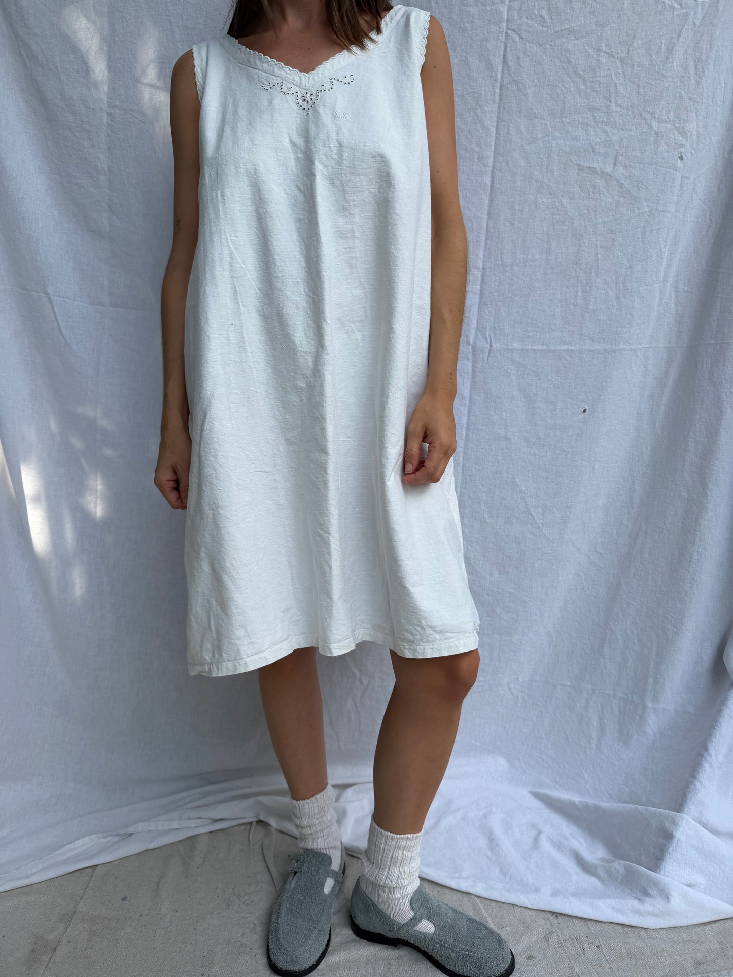 Off-White Antique Italian Smock