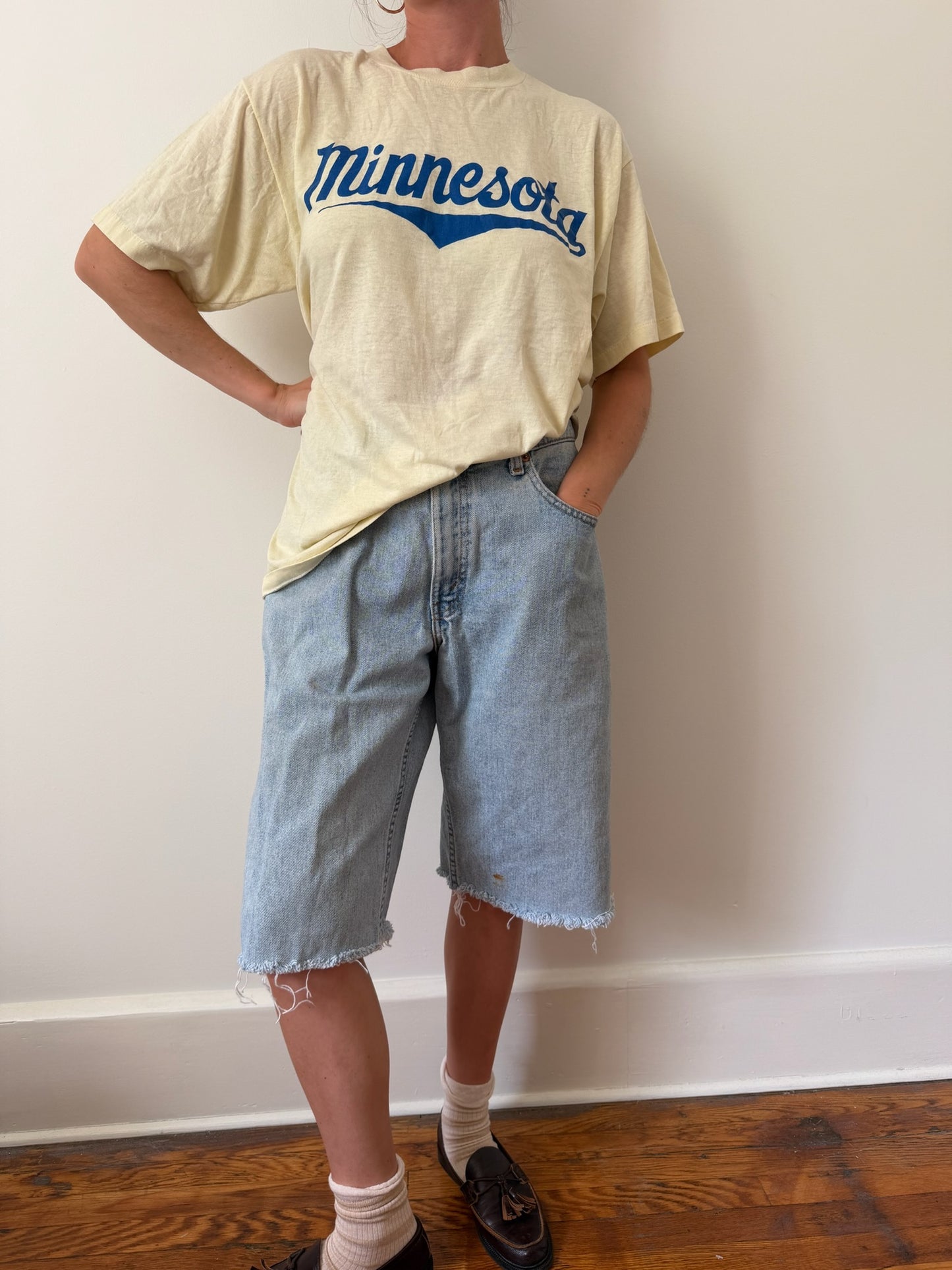 Thin Baby Yellow Minnesota Tee