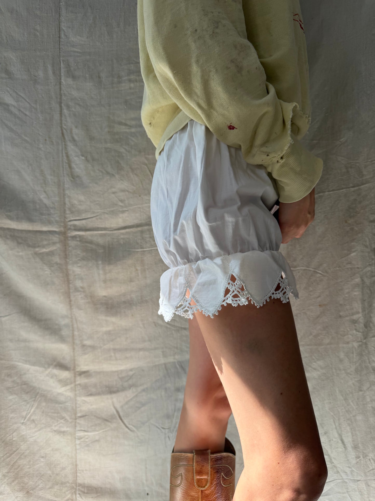 Wanderly Cotton Bloomer Short with Heart Cutout