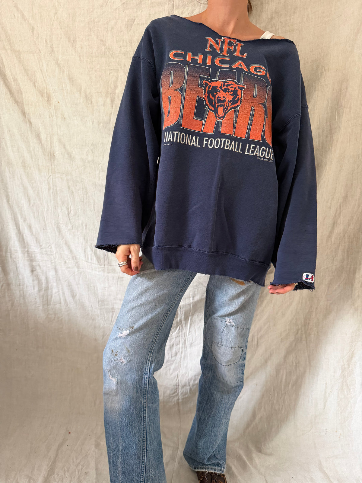 Cropped Chicago Bears Crewneck