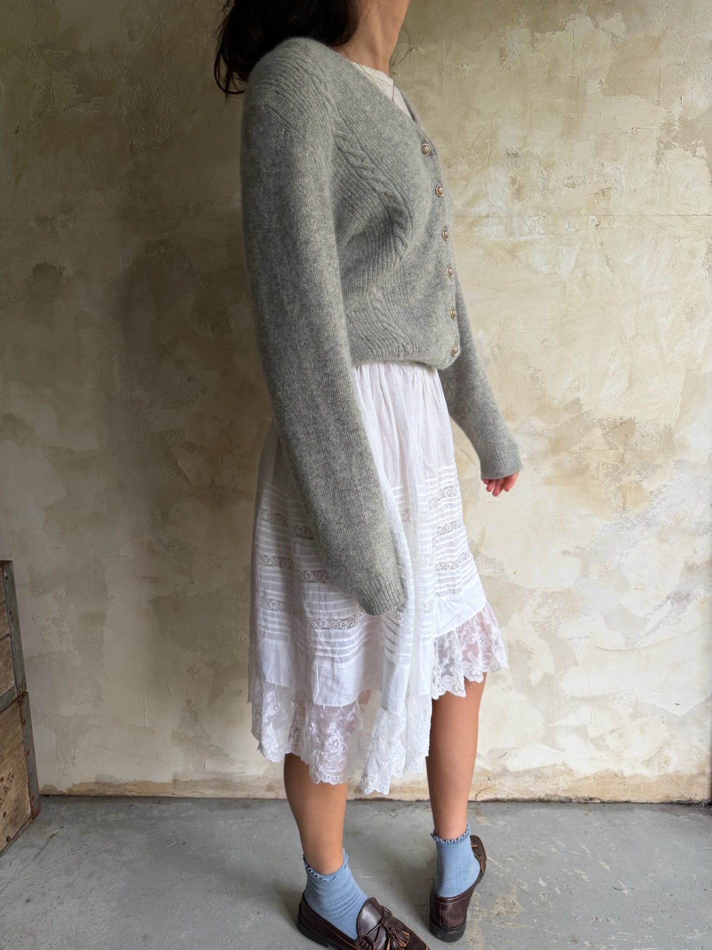 Heather Grey Cardigan