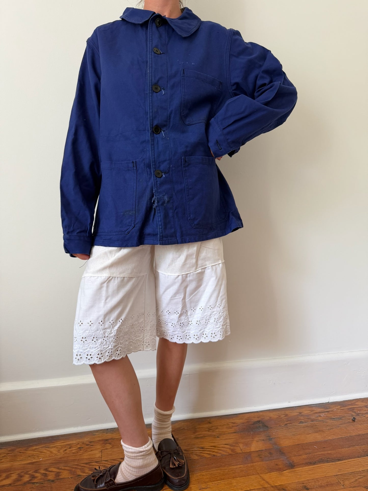Dark Blue French Chore Jacket