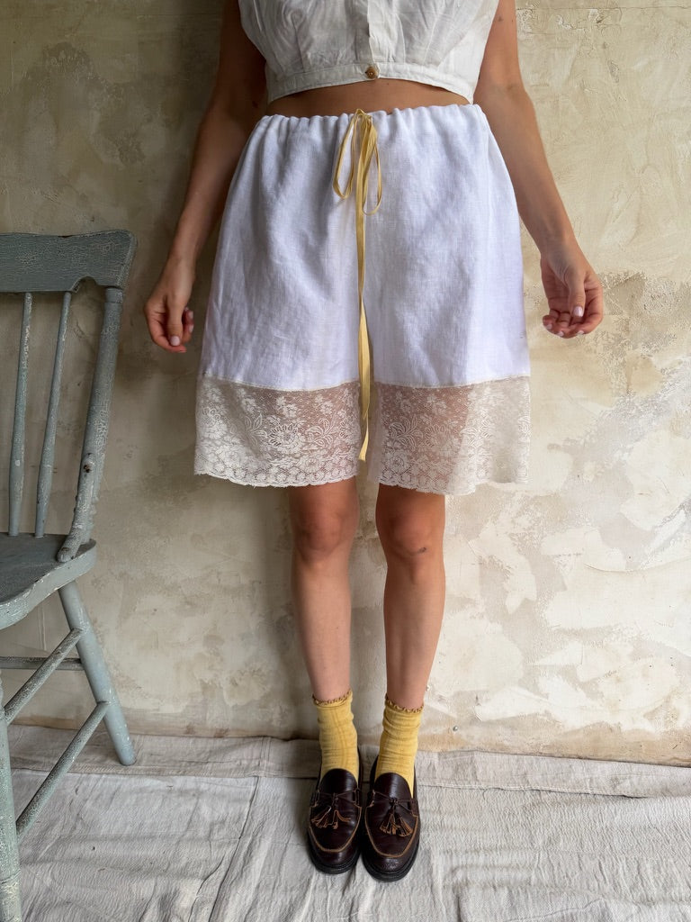 Handmade Lace Short Bloomers
