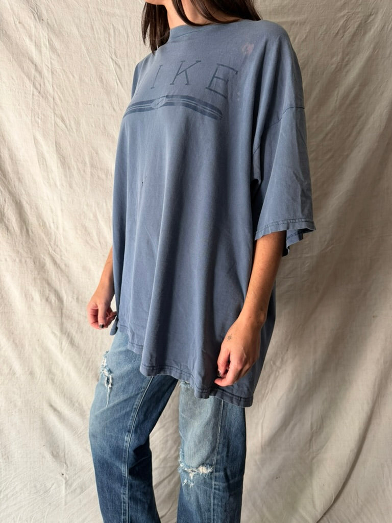 Faded Blue Grey Nike Tee