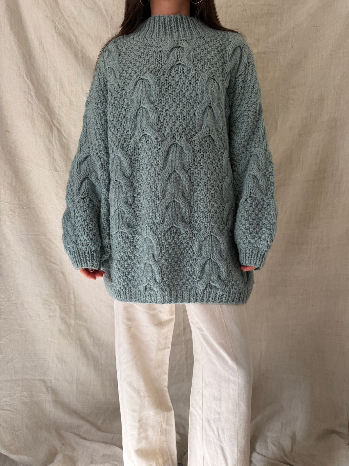 Robin Egg Knit Sweater