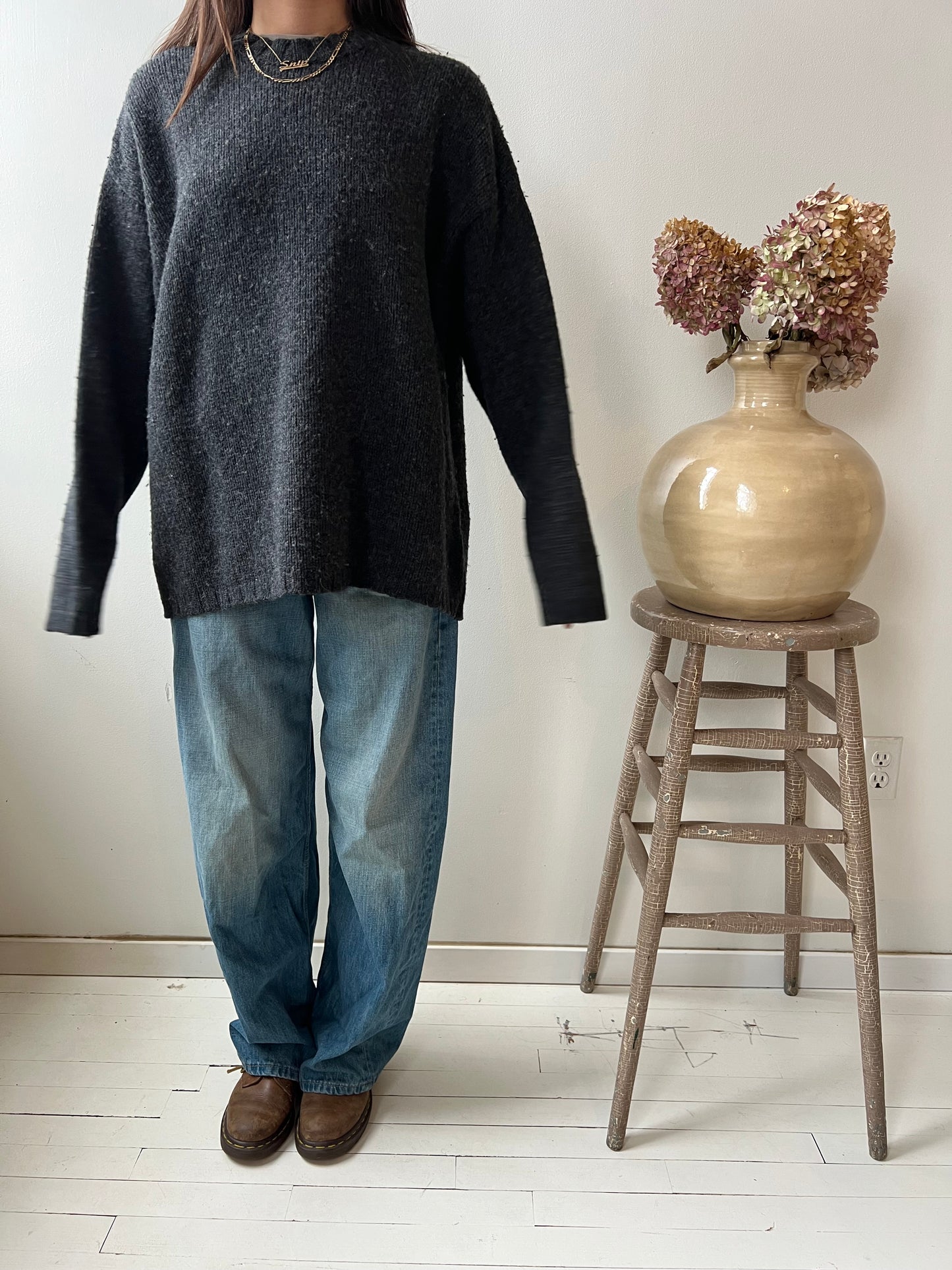 Charcoal Grey J Crew Sweater