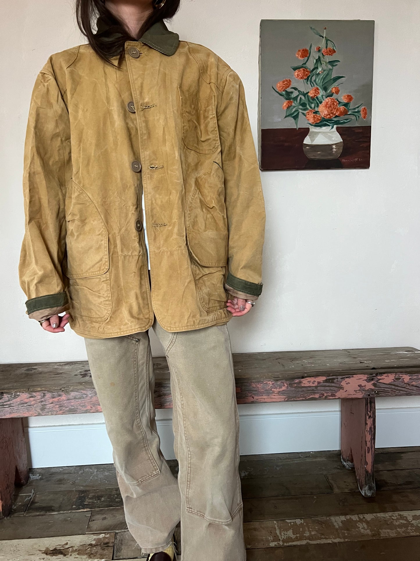 Classic Khaki Hunting Jacket