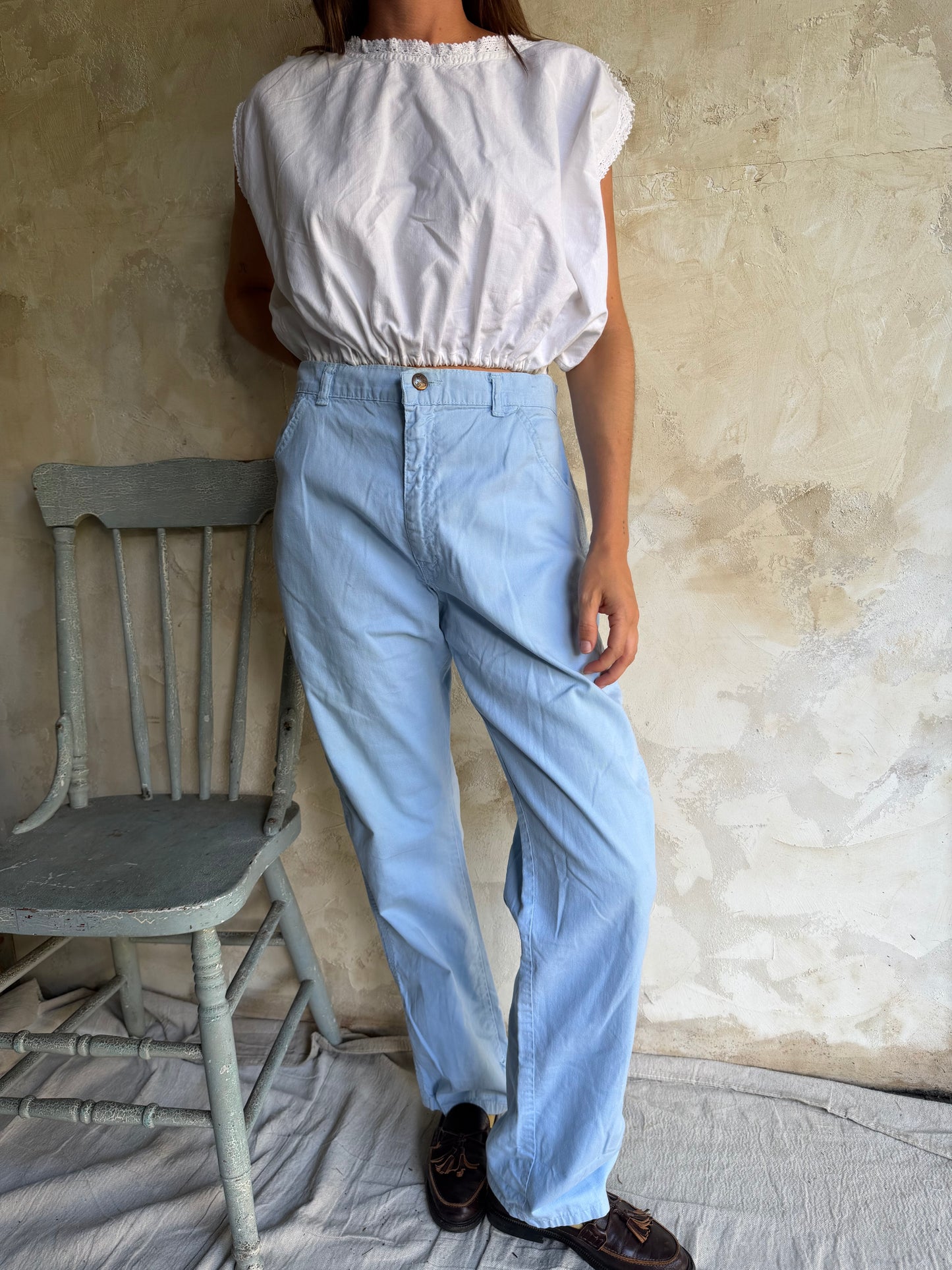 Baby Blue Dee Cee Painter Pants