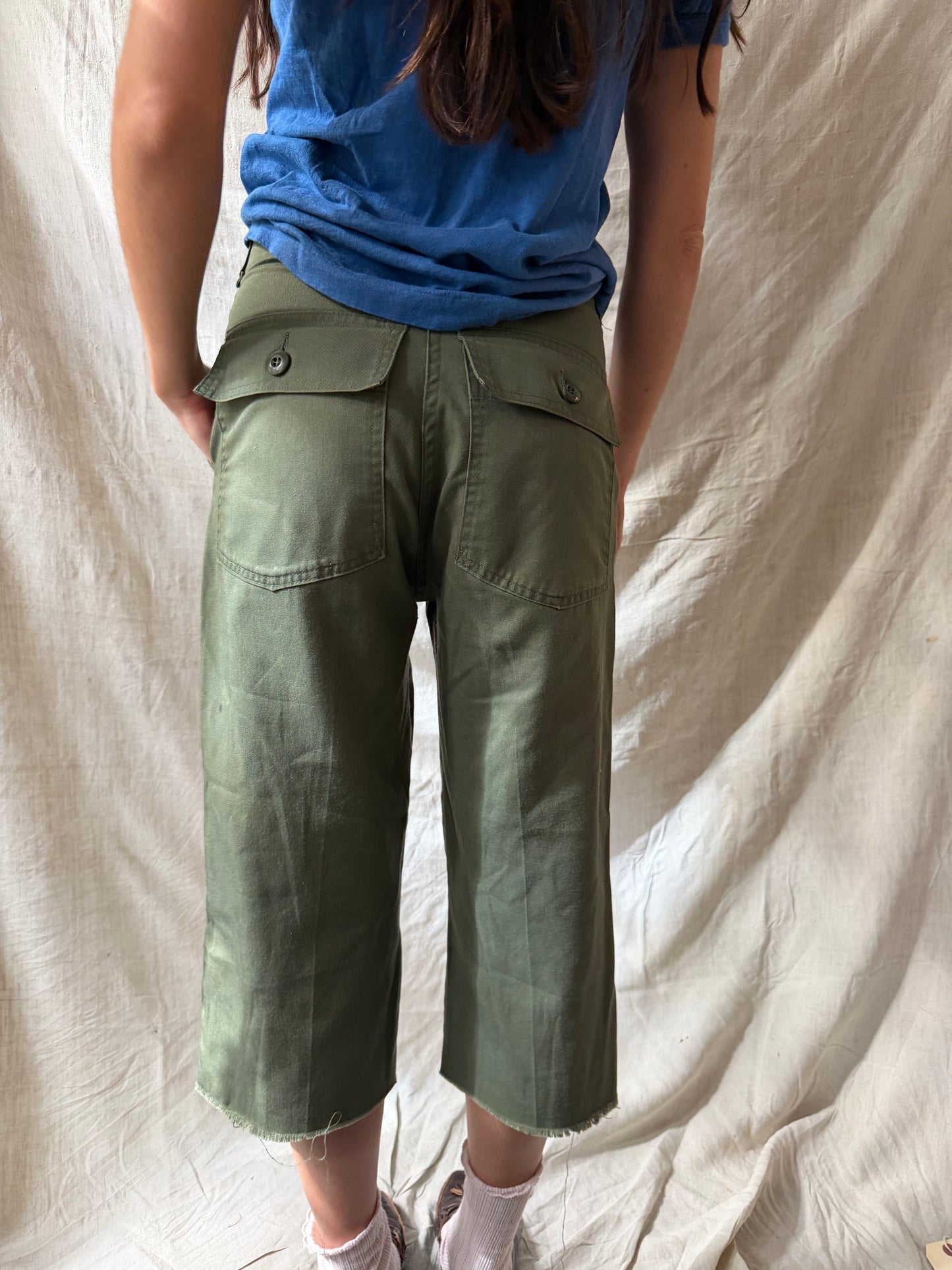 Cropped OG 107 Military Pants