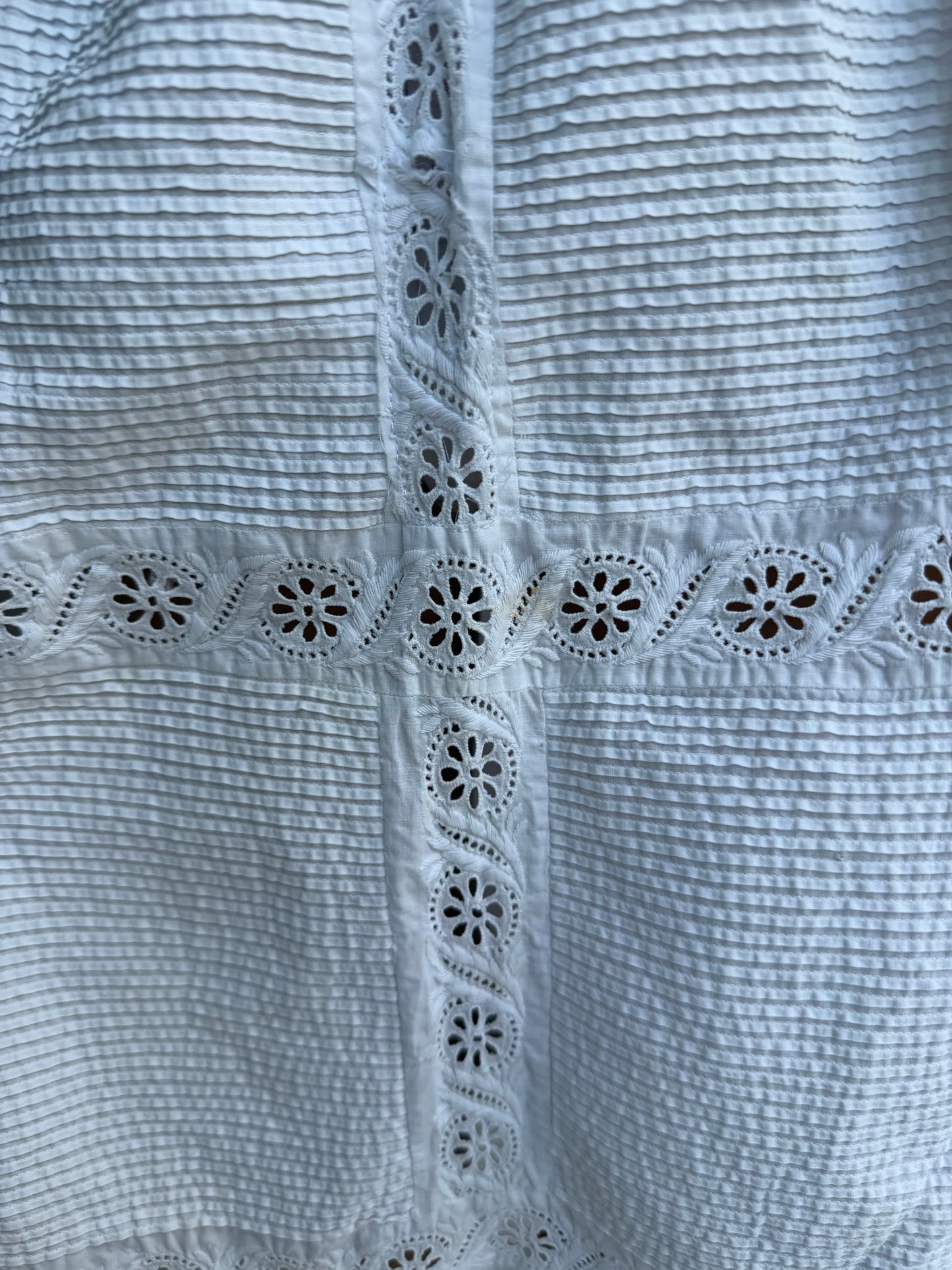 Reworked Antique Christening Gown Skirt 02
