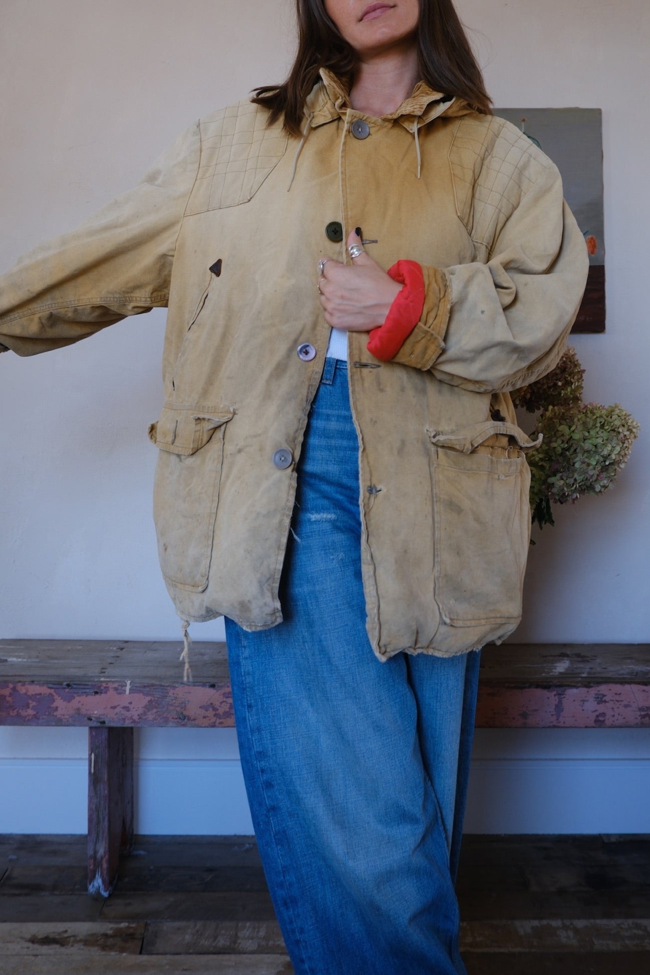 Vintage Tan Hunting Jacket