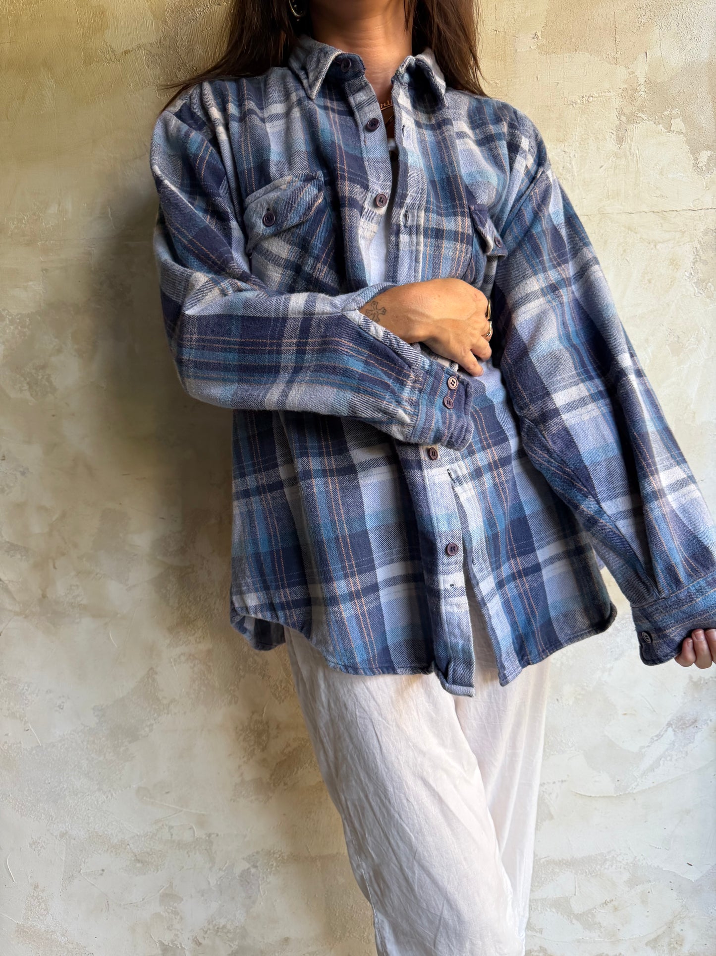 Blue Plaid Flannel