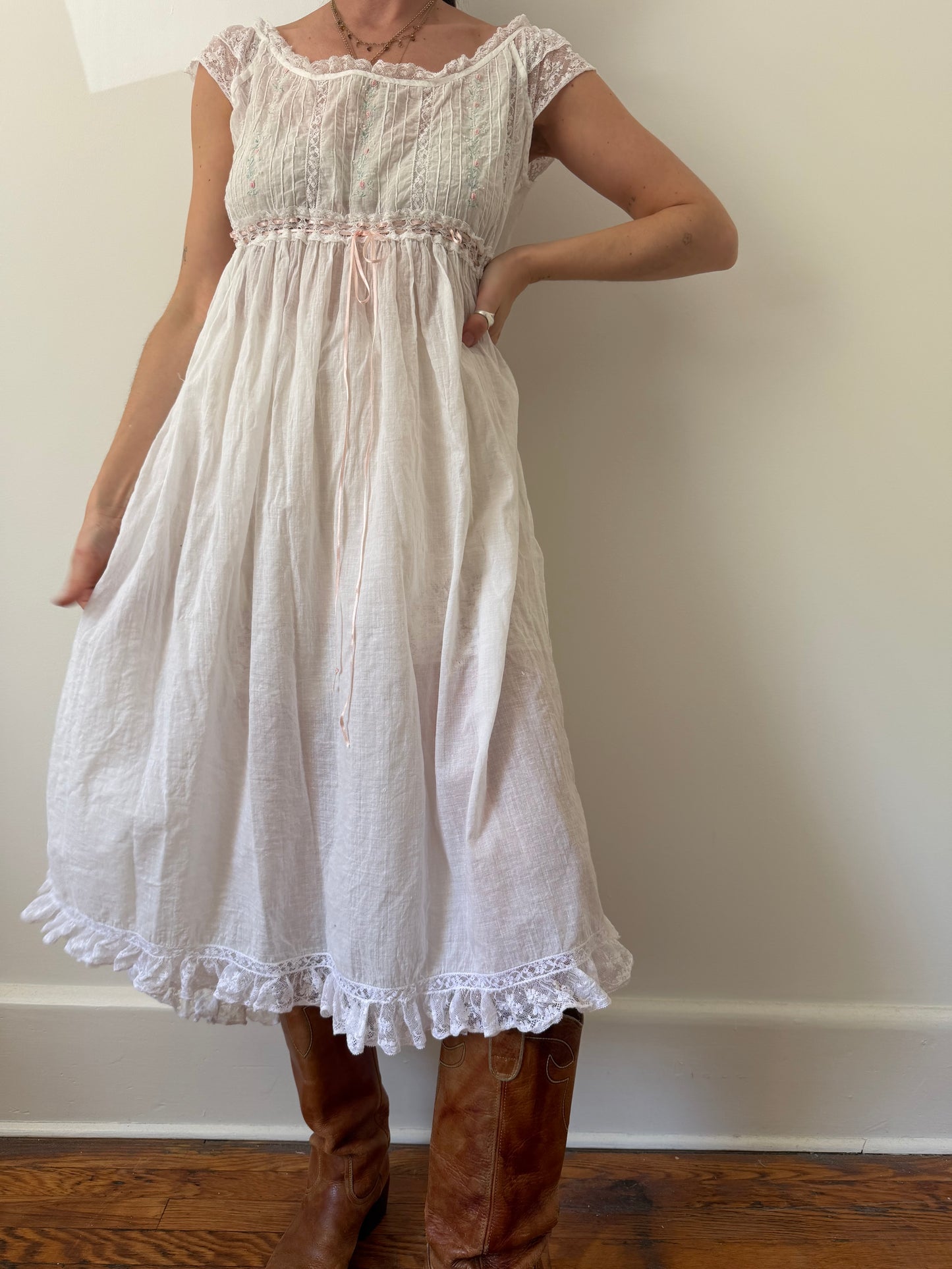 Cotton Lacey Dress