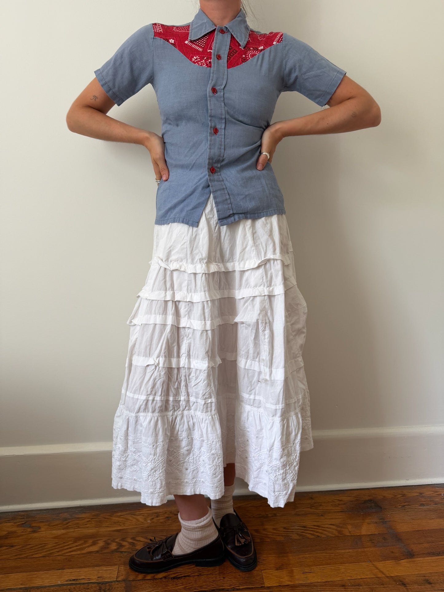 Bandana Button Up