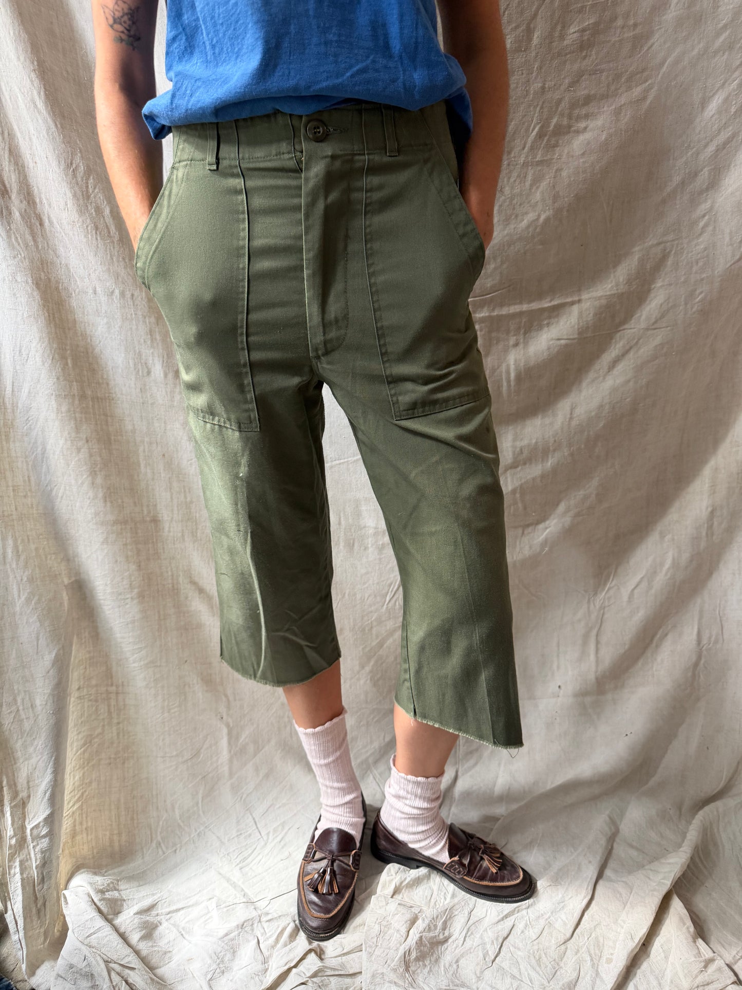Cropped OG 107 Military Pants