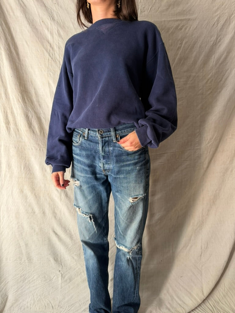 Navy Crewneck