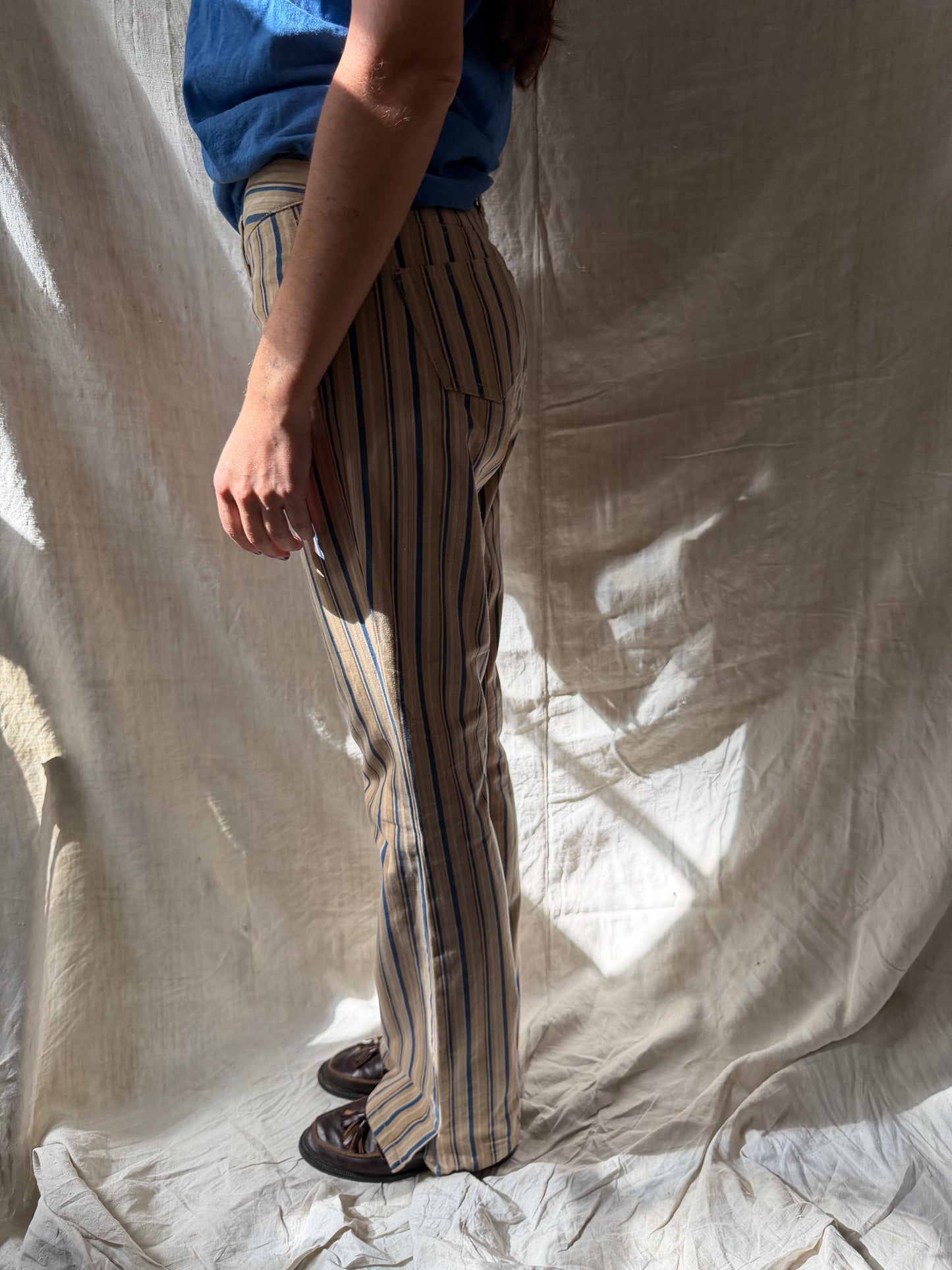 90s Striped Flares