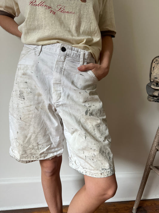 White Painters Carpenter Short 01