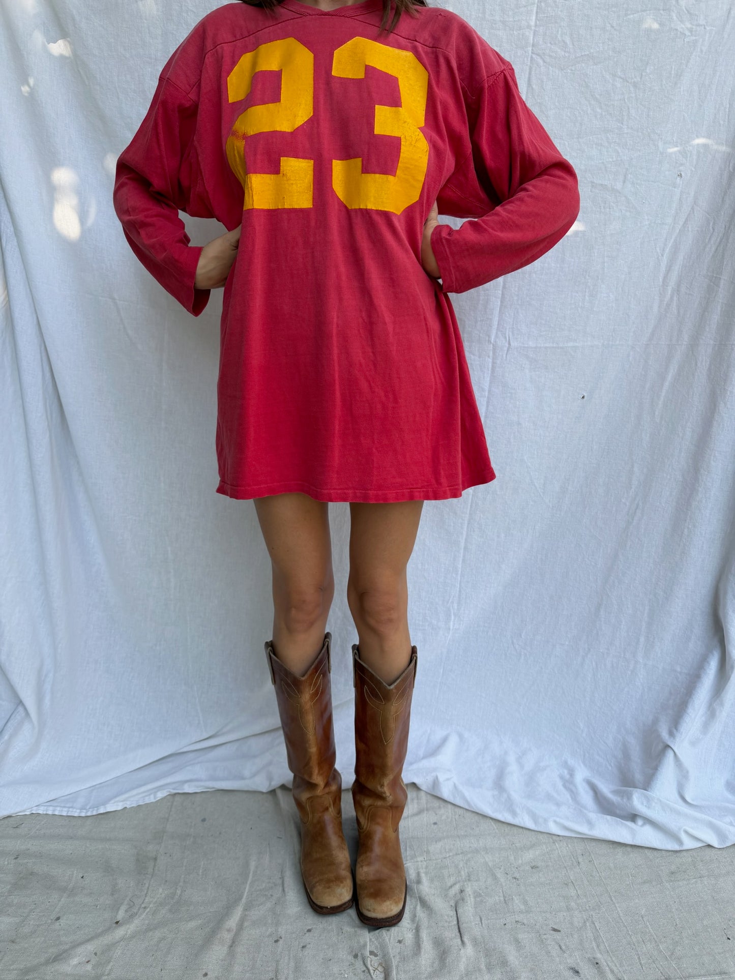 1970s Faded Red Football Jersey