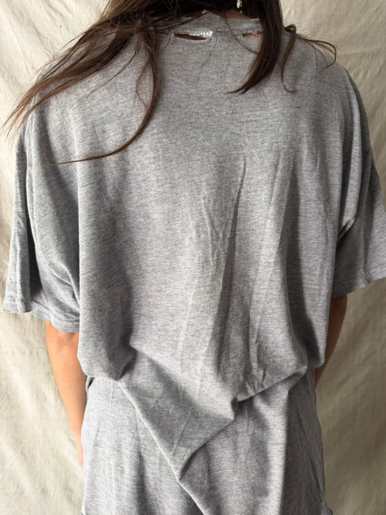 Grey Distressed Dartmouth Tee