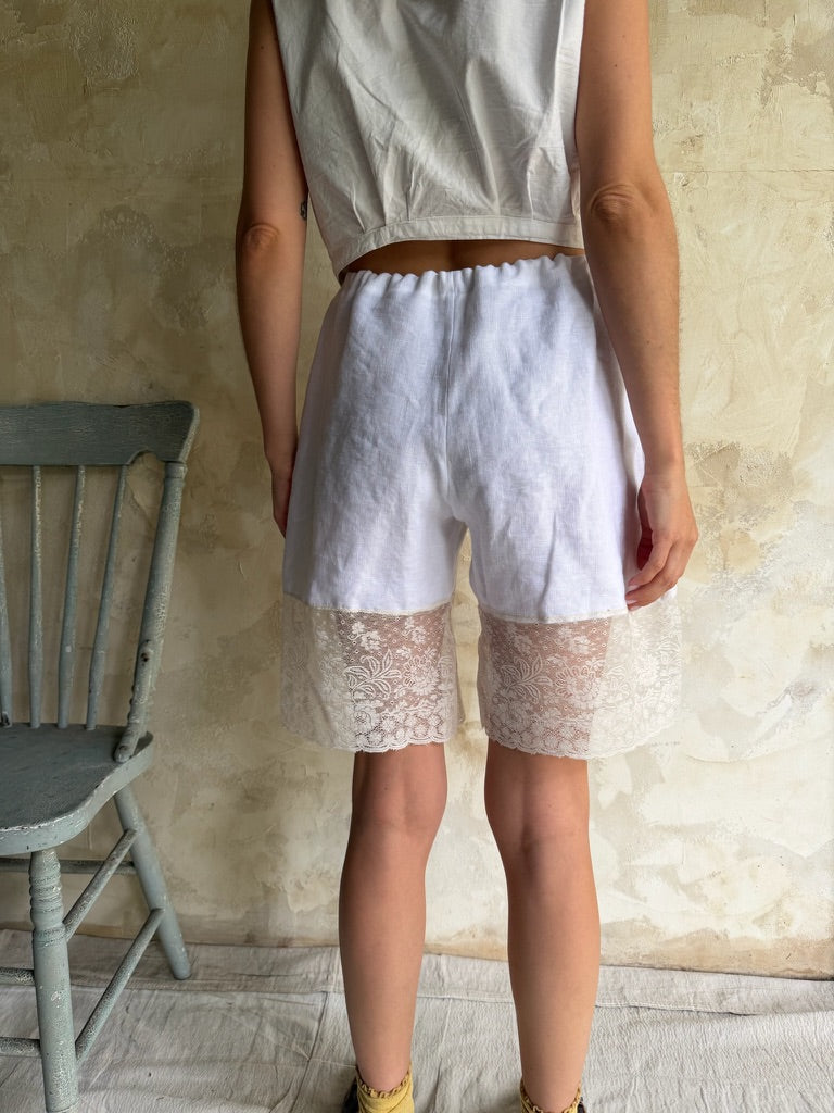 Handmade Lace Short Bloomers