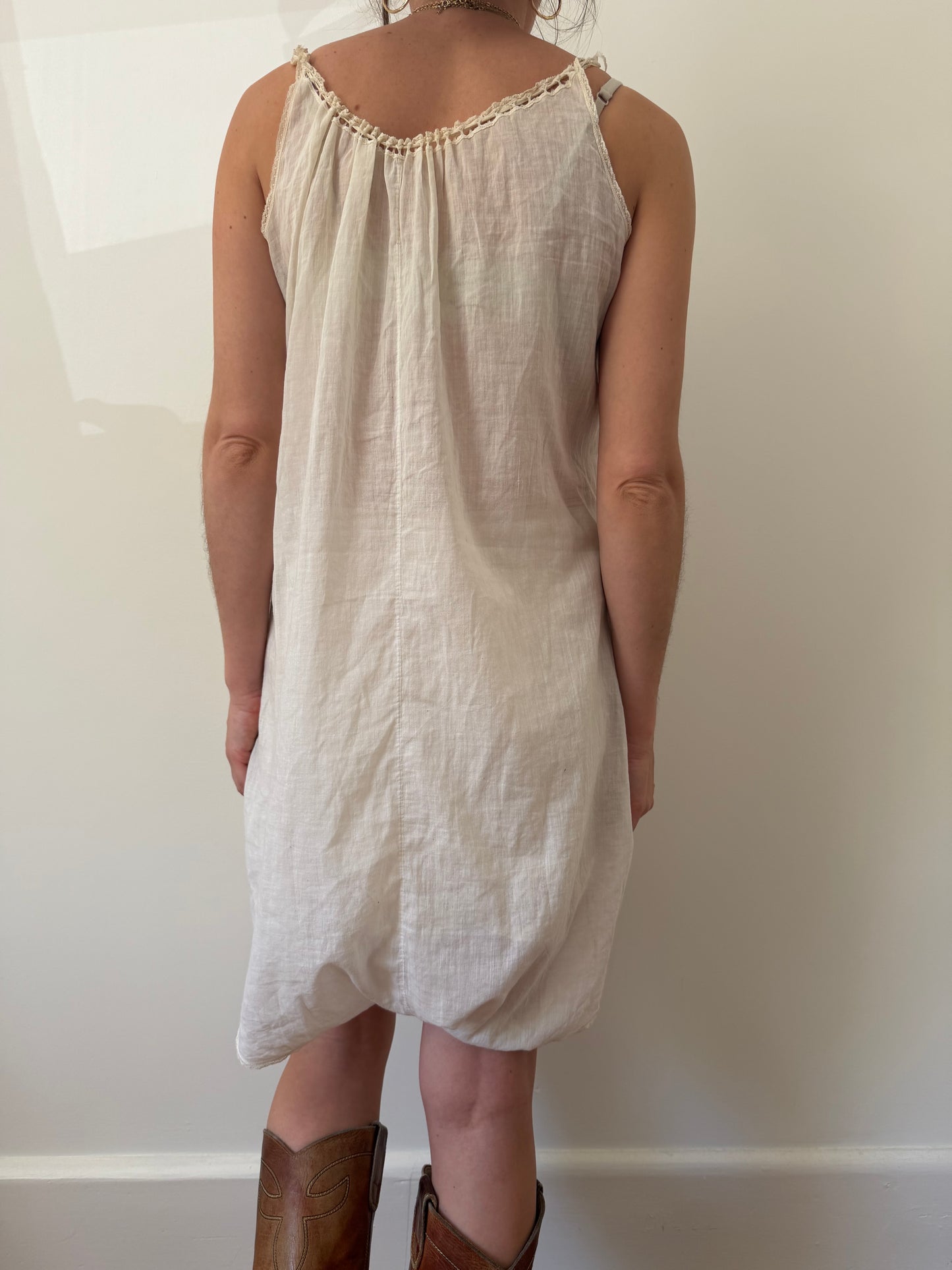 Antique Cotton Step-In