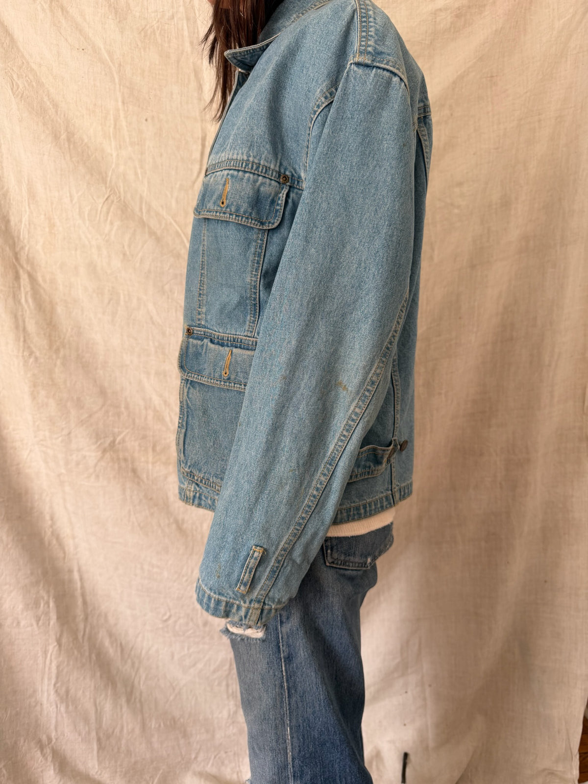Lightweight Denim Chore Jacket