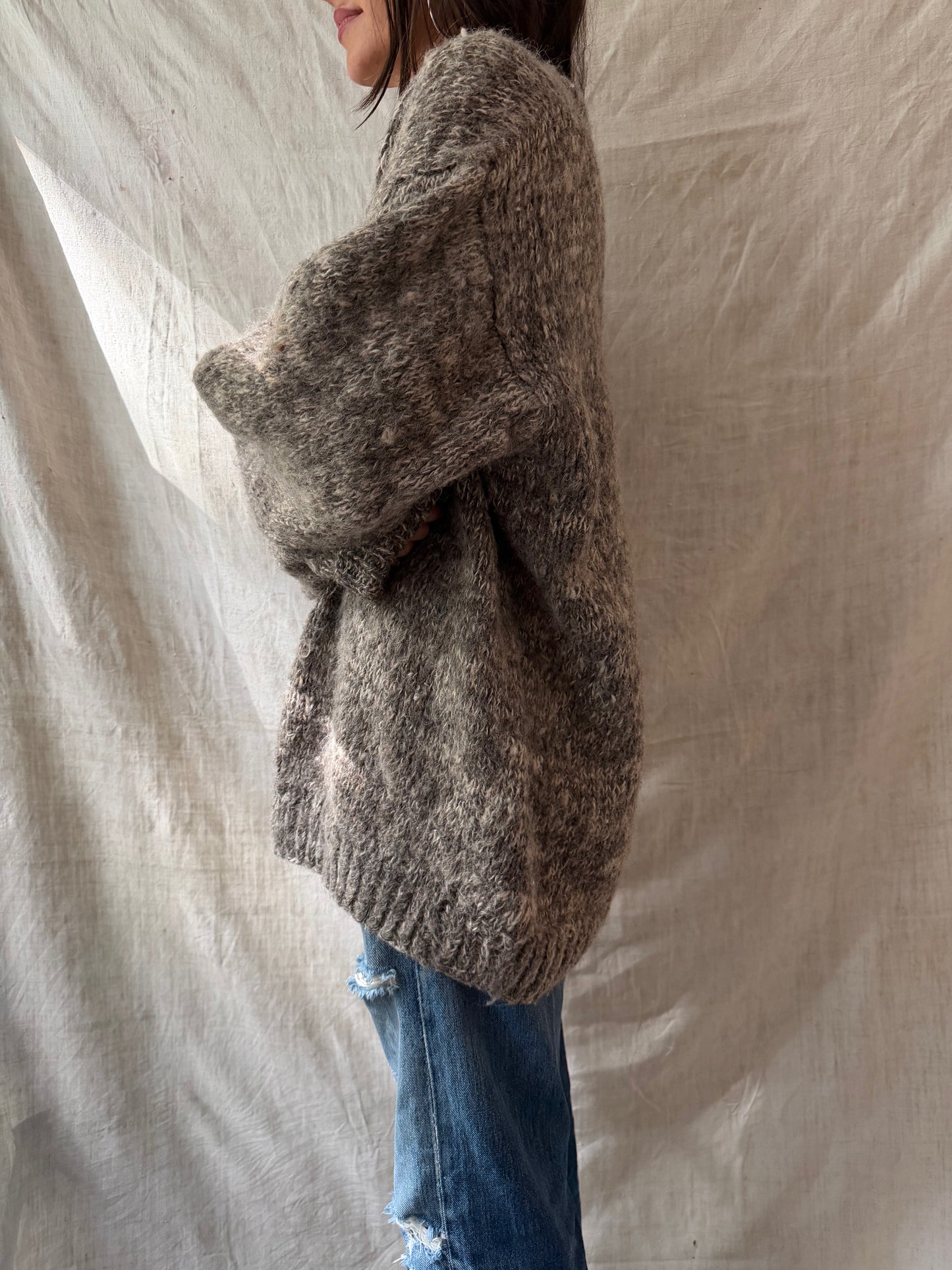 Speckled Fawn Wool Sweater