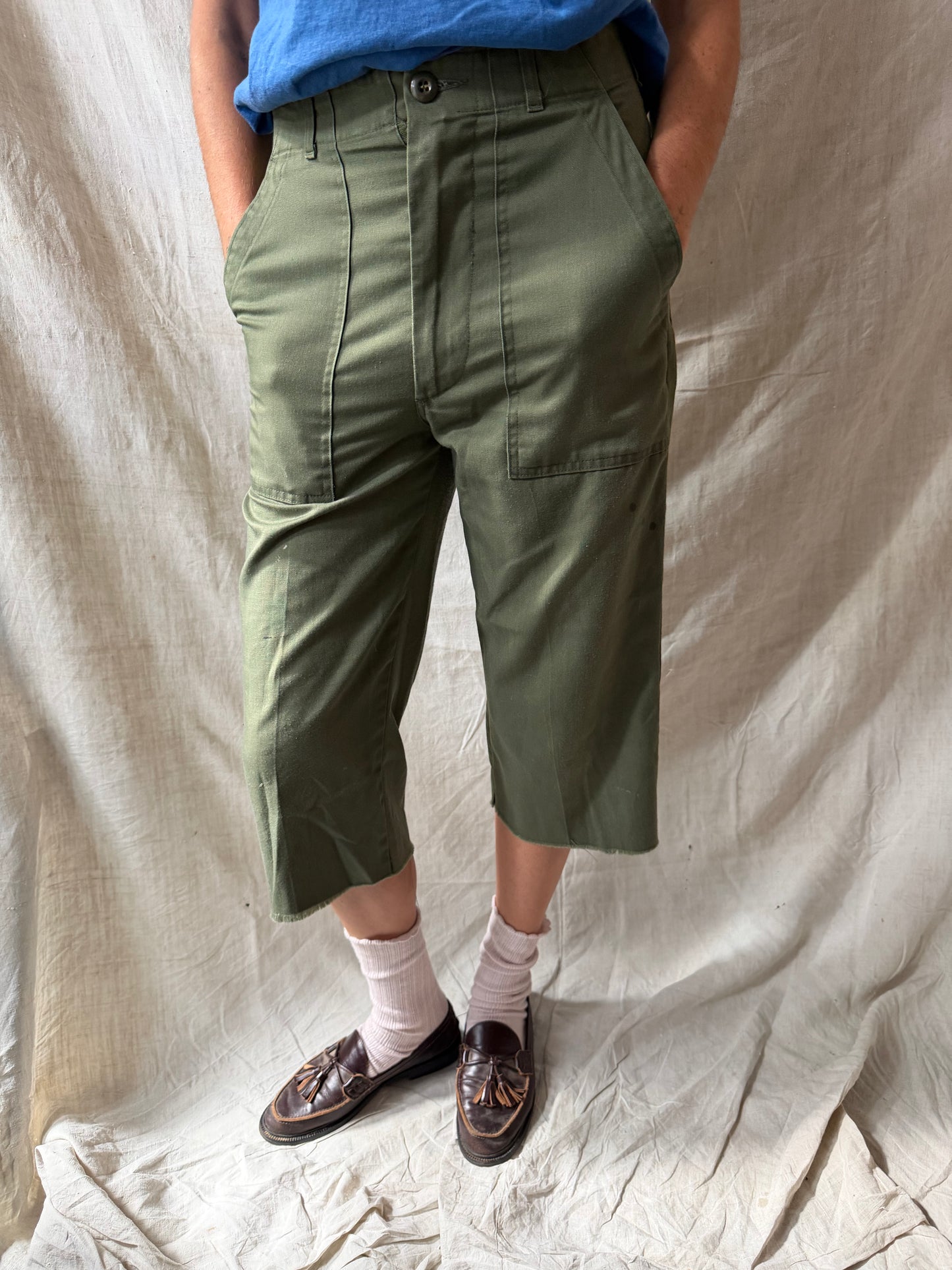 Cropped OG 107 Military Pants