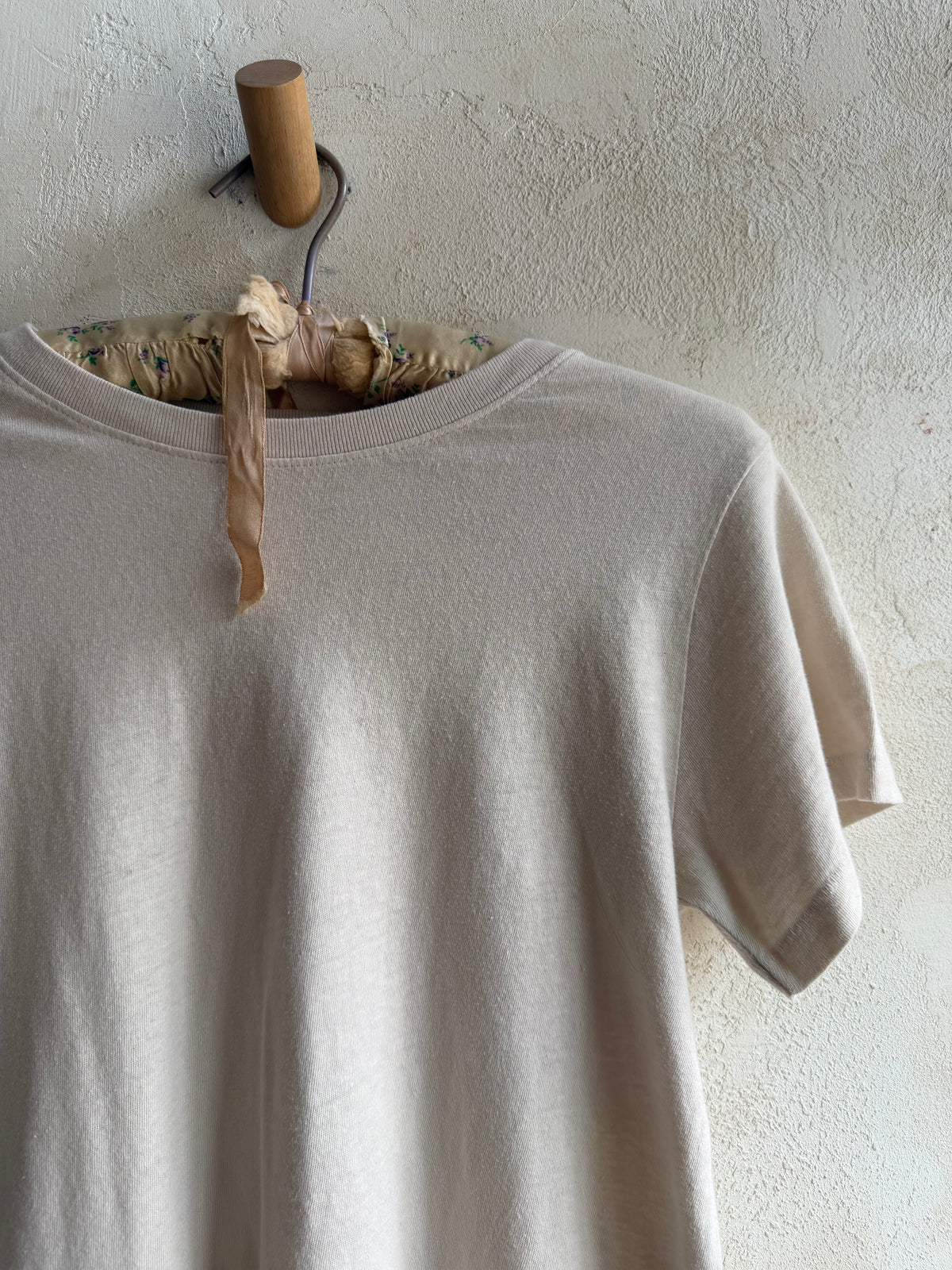 Airy Darling Tee in Vintage in Rice by Le Bon Shoppe