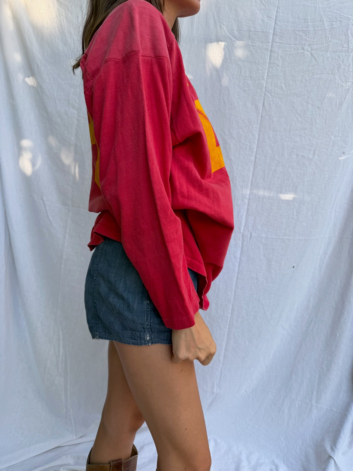 1970s Faded Red Football Jersey