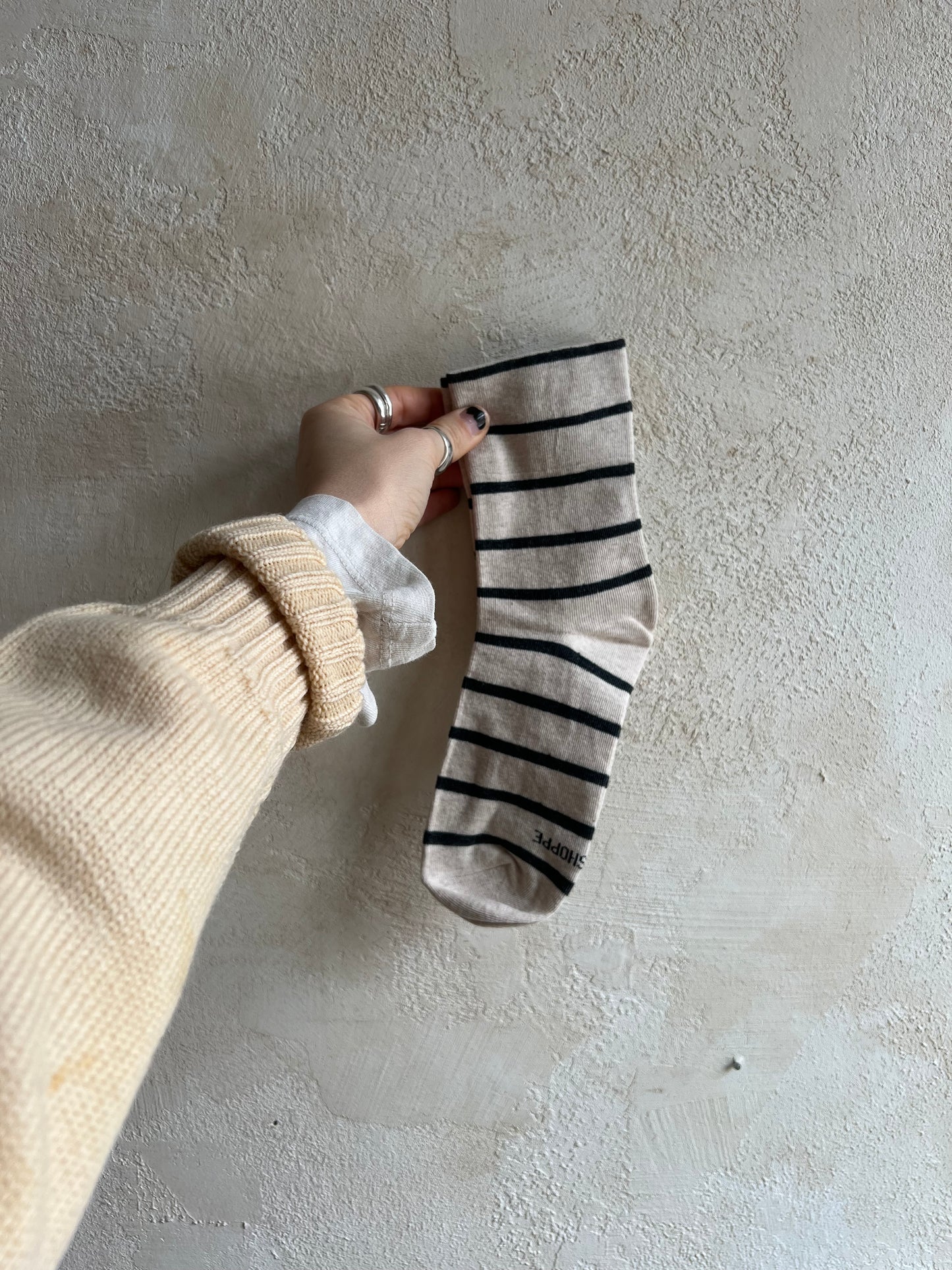 Wally Socks in Grain by Le Bon Shoppe