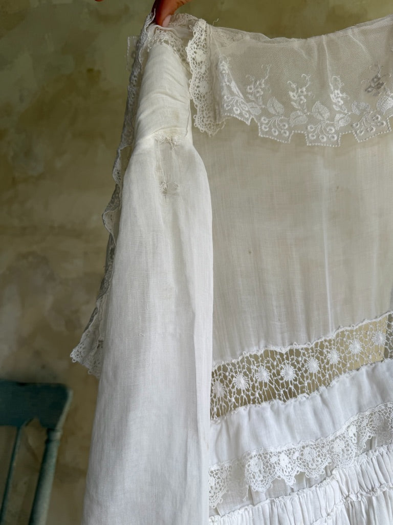 Edwardian White Lawn Dress