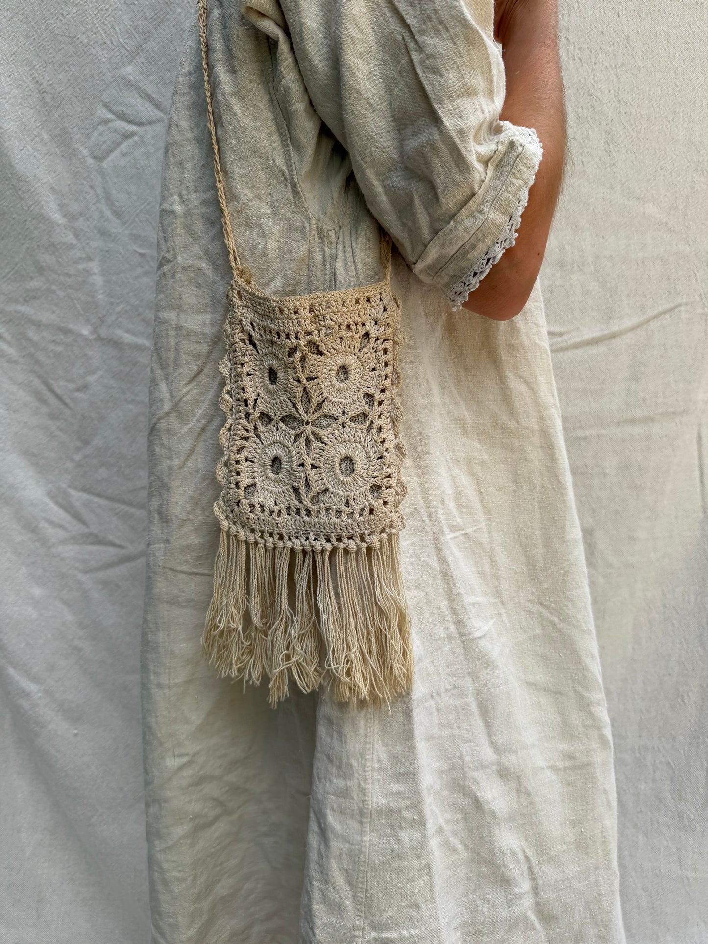 Antique Crochet Bag