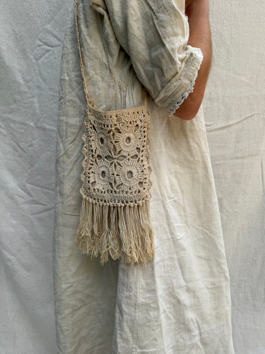Antique Crochet Bag