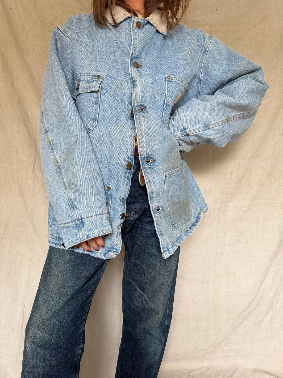 Lightwash Denim Carhartt Chore Jacket