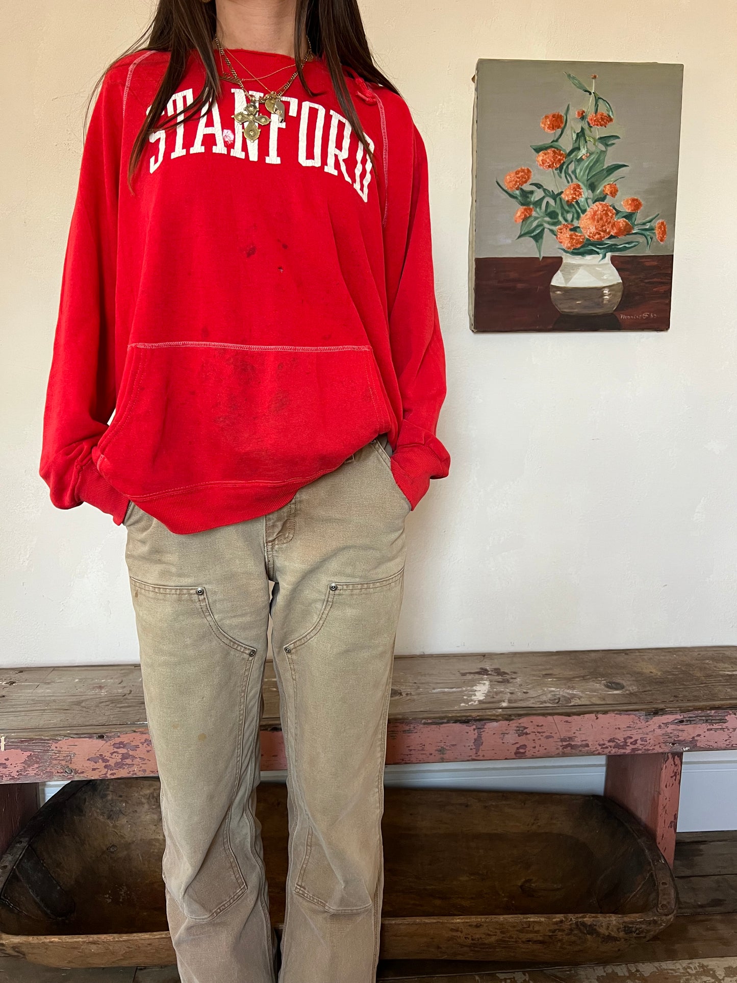 Cherry Red Stanford Hoodie