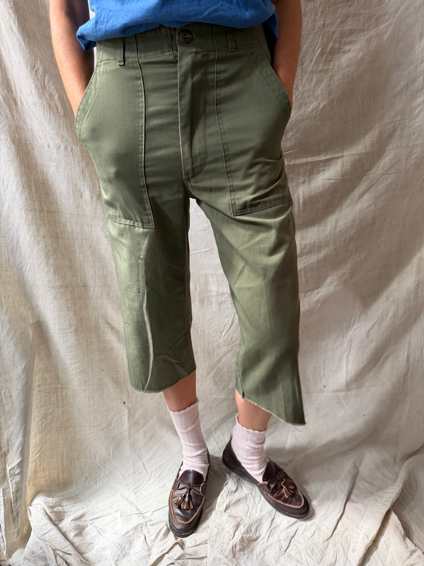 Cropped OG 107 Military Pants