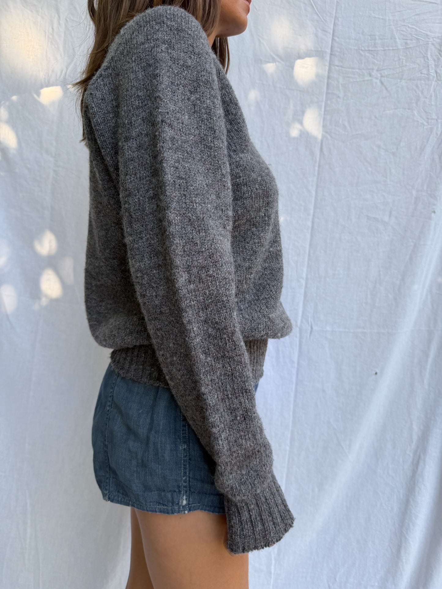 Grey Wool Pullover