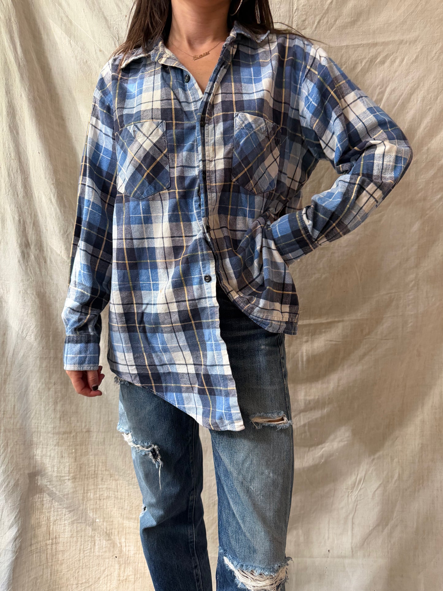 Blue + Yellow Plaid