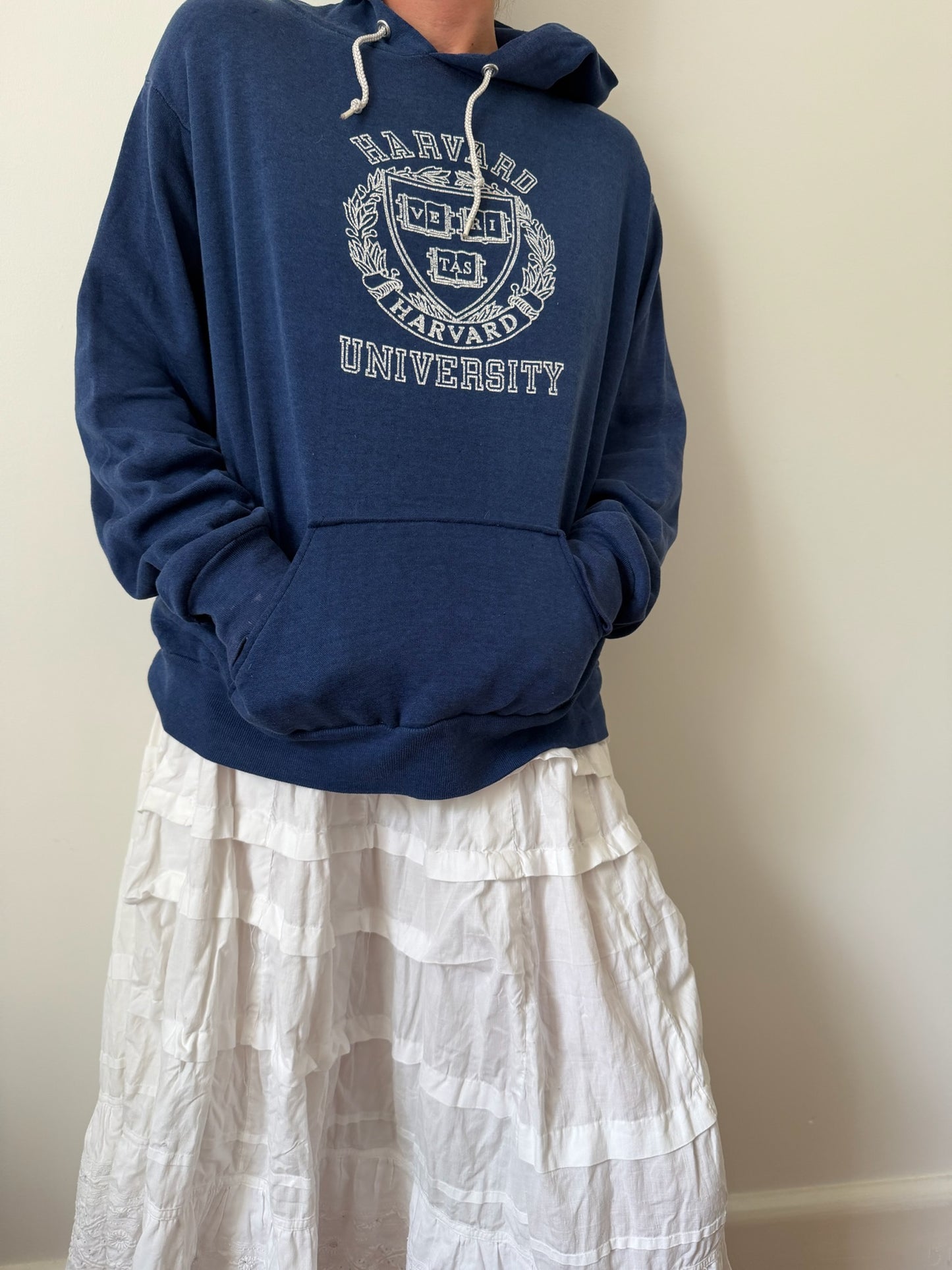 Harvard Uni Navy Blue Hoodie