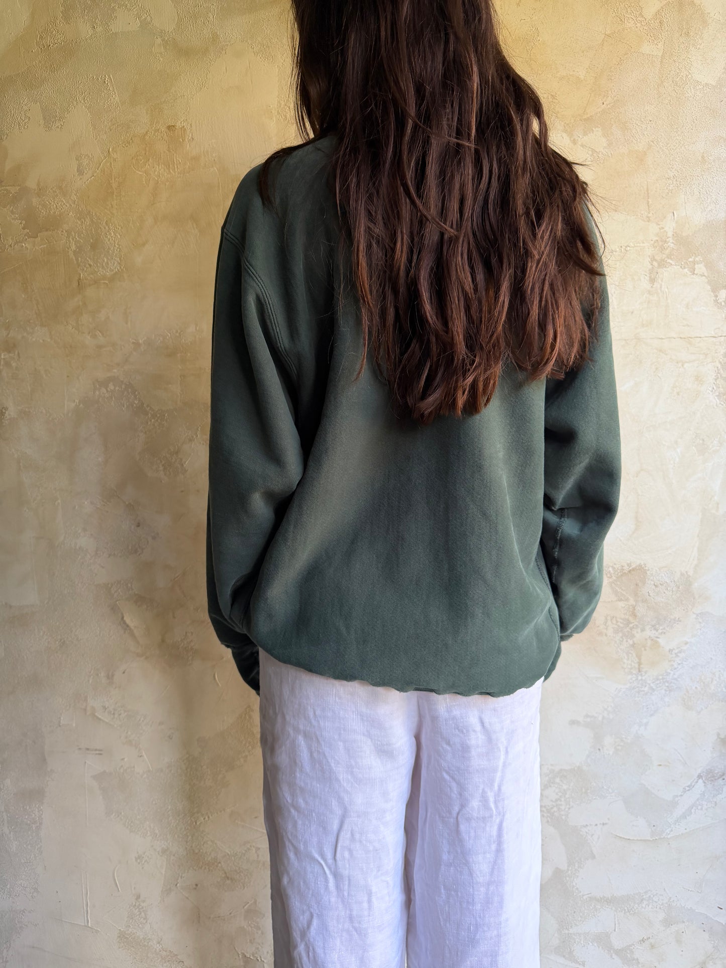 Green Bay Packers Faded Green Crewneck