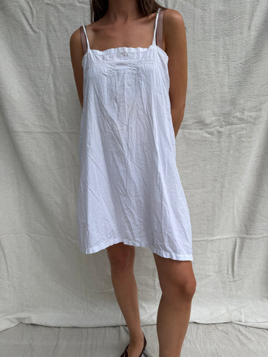 Super Thin White Italian Cotton Slip
