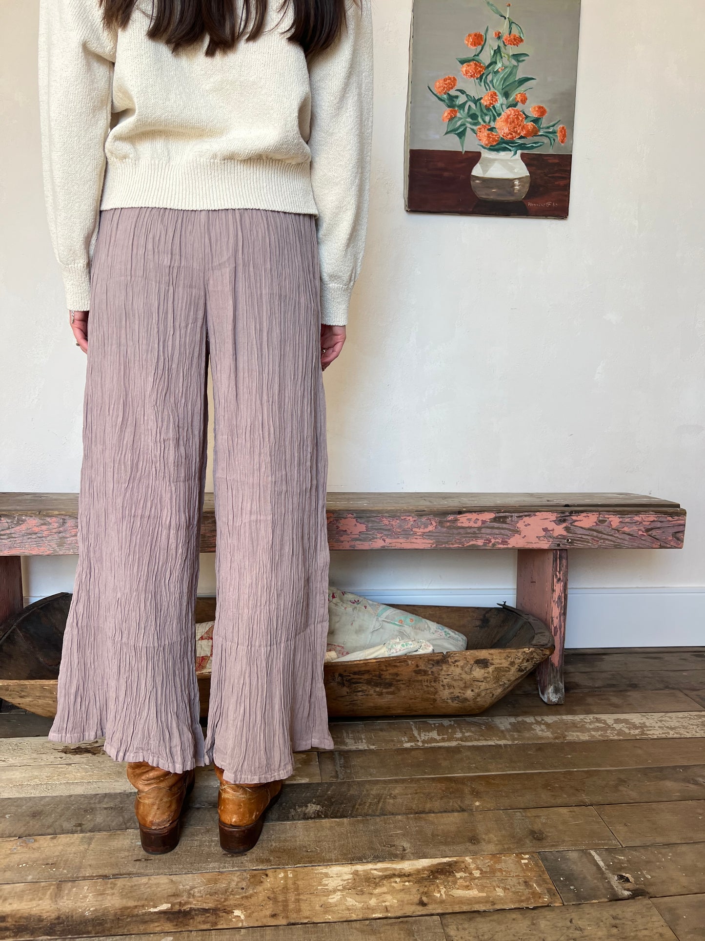 Oaxacan Lavender Cotton Pant