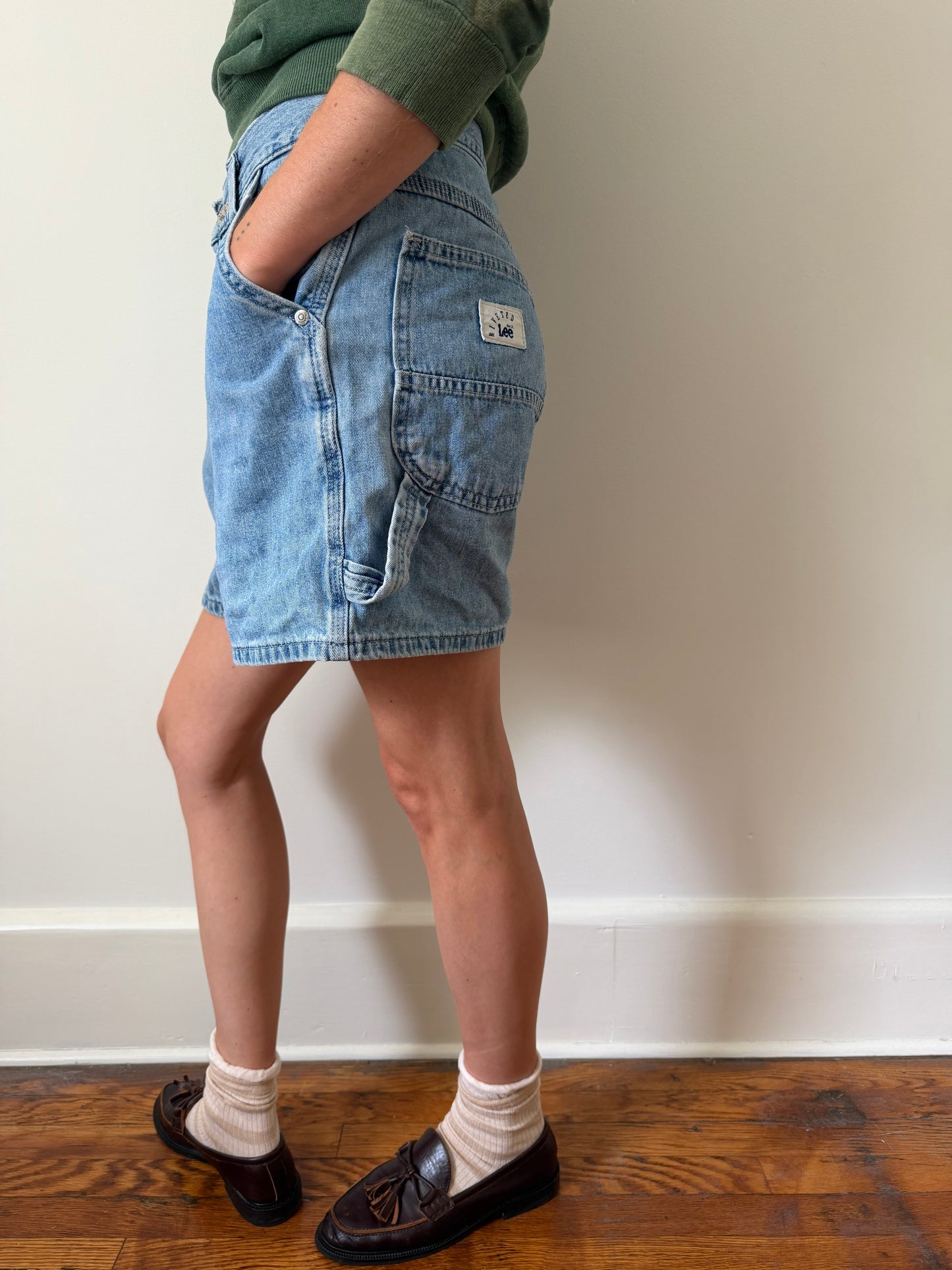 Riveted Lee Denim Carpenters Shorts