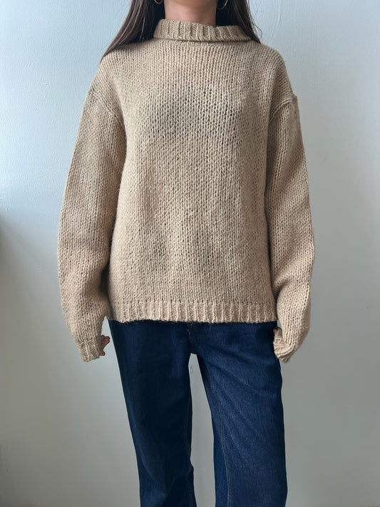 Camel Knit Sweater