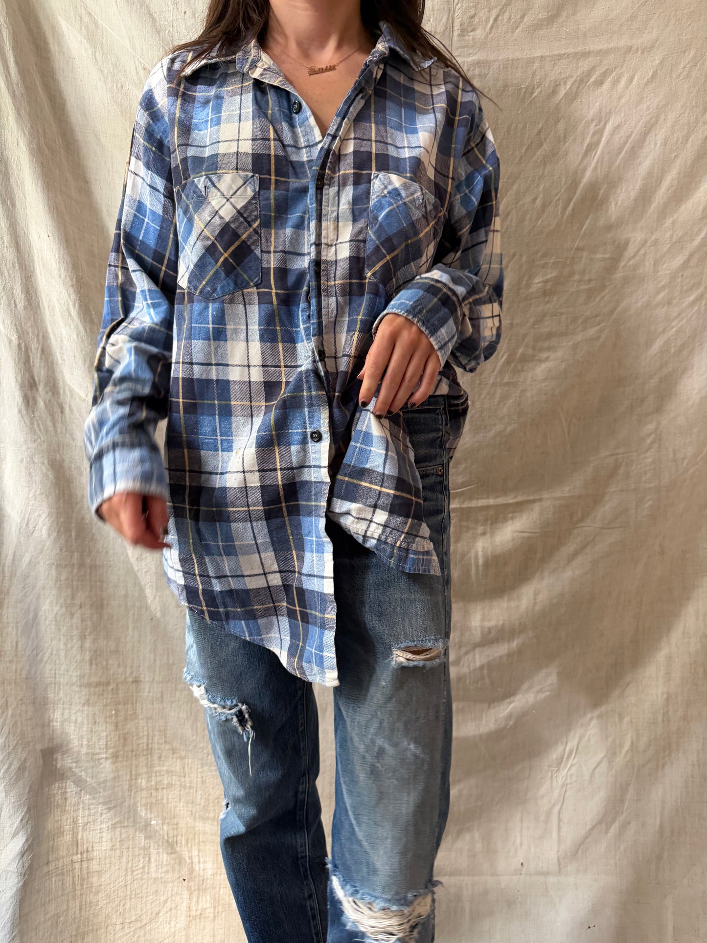Blue + Yellow Plaid